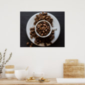 Poster Koffiebonen (Keuken)