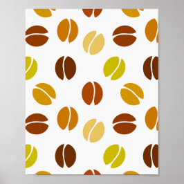 Poster koffiebonen