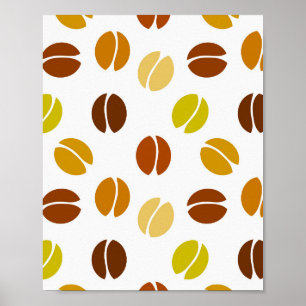 Poster koffiebonen