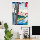 Poster Koganei dans la province de Musashi | Hiroshige | (Bureau à domicile)