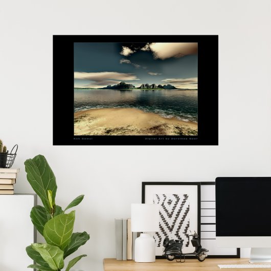 Poster Koh Samui (Bureau à domicile)