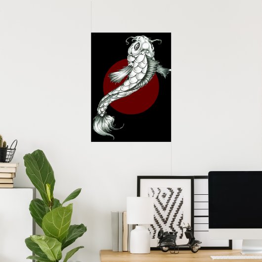 Poster Koi (Bureau à domicile)