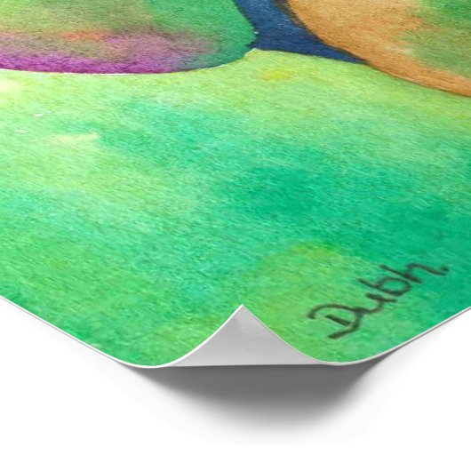 Poster koi carp-et (Coin)