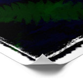 Poster Koi doré brillant dans l'étang de poisson foncé (Coin)