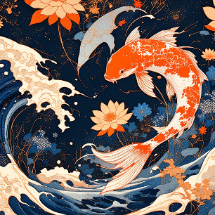 Poster Koi et Waves