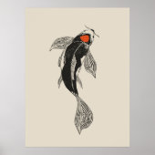 Poster Koi Fish (Devant)
