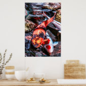 POSTER KOI FISH DUET (Cuisine)