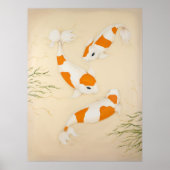 Poster Koi Japanese Fishes Art Imprimer (Devant)