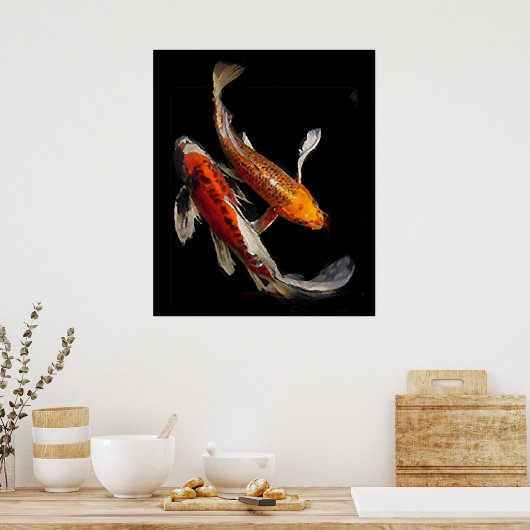 Poster Koi Pair étonnant (Cuisine)