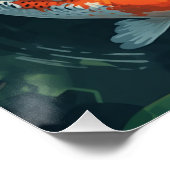 POSTER KOI POISSON ANIMAUX (Coin)