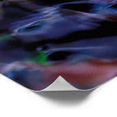 POSTER KOI POISSON SUR DÉBORDANT (Coin)