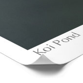 Poster Koi Pond (Coin)