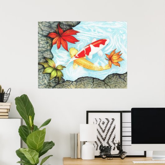 Poster Koi Pond (Bureau à domicile)