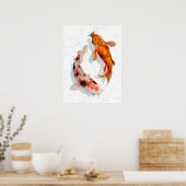 Poster Koi Pond japonais (Cuisine)