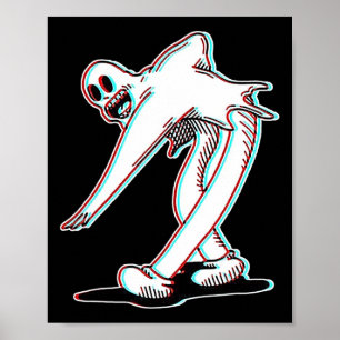 Poster Koko The Clown Ghost Glitch Dancing