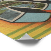 Poster Kokomo, Indiana - Scènes de grandes lettres (Coin)