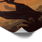 Poster Kokopelli Dansant Sur Le Canyon Floor (Coin)