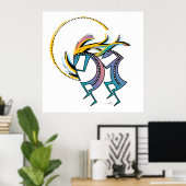 Poster Kokopelli et Kokopelli Mana (Bureau à domicile)