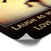 Poster Kokopelli Être Heureux Rumi Citation Inspirationne (Coin)