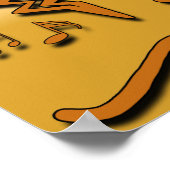 Poster Kokopelli Merrymaker Musicien (Coin)