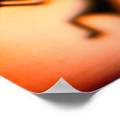 Poster Kokopelli Miroir Bon Temps Abstrait (Coin)