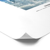 Poster Kokopelli Mountain Spirit, buffle blanc dans la ne (Coin)