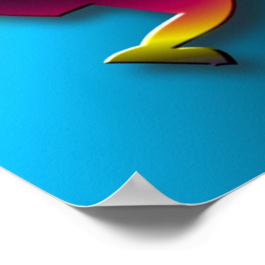 Poster Kokopelli psychédélique #2 (Coin)