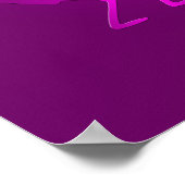 Poster Kokopelli sud-ouest en violet (Coin)