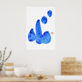 Poster KOKORO Heart tirage calligraphie japonaise (Cuisine)