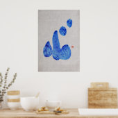 Poster KOKORO Heart Tirage calligraphie japonaise 2 (Cuisine)