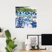 Poster Kolios Blue (Bureau à domicile)