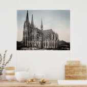 Poster Kölner Dom um 1900 - Cathédrale de Cologne (Cuisine)