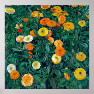Poster Koloman Moser Marigolds