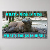 Poster Komodo Dragon (Devant)