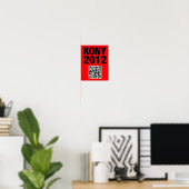Poster Kony 2012 8x11 (Bureau à domicile)