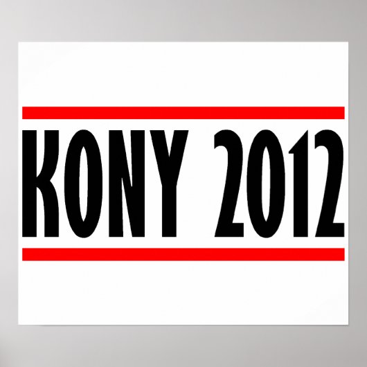 Poster Kony 2012 Stop Joseph Kony Banner (Devant)