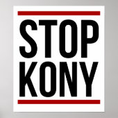 Poster Kony 2012 - Stop Kony (Devant)