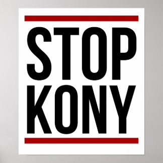 Poster Kony 2012 - Stop Kony