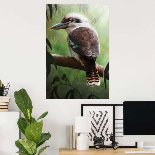 Poster Kookaburra (Bureau à domicile)