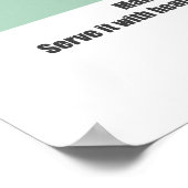 Poster Korean Bibimbap Recipe Modern Food (Coin)