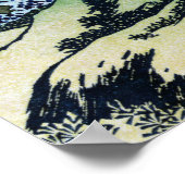 Poster Kōshu Kajikazawa dans la province de Kai, Hokusai (Coin)