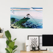 Poster Kōshu Kajikazawa dans la province de Kai, Hokusai (Bureau à domicile)