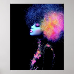 Poster Kosmische Diva Stellaire Gloed