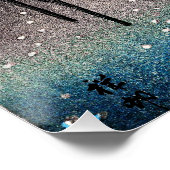 Poster Koson - Un groupe d'aigrettes (Coin)