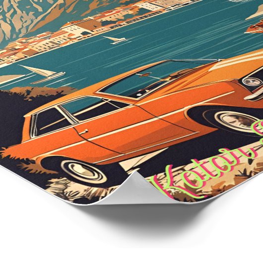 Poster Kotor Bay, Monténégro (Coin)