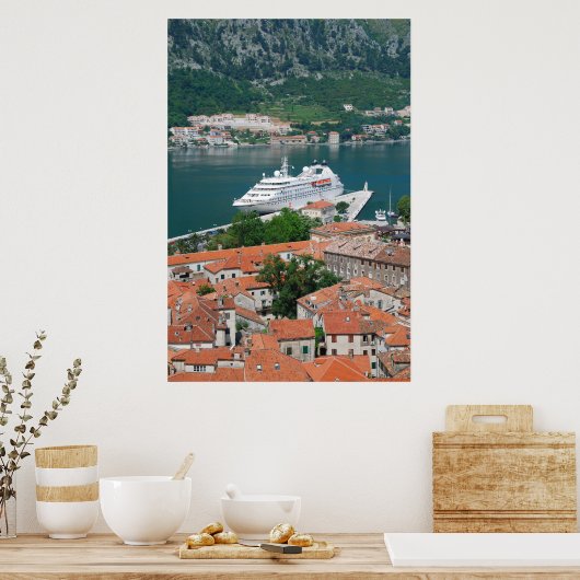 Poster Kotor in Montenegro (Cuisine)