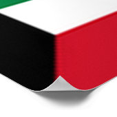 Poster Koweït - Drapeau - (Coin)