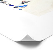 Poster kraanstrand (Hoek)