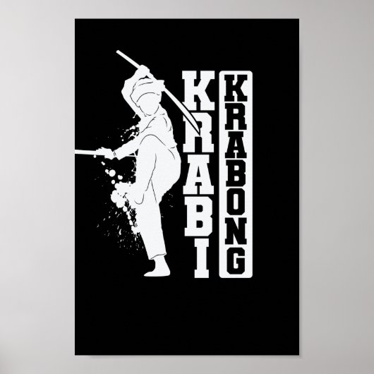Poster Krabi Krabong Training Kunst (Devant)