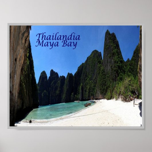 Poster Krabi - Maya Bay - Thaïlande - (Devant)